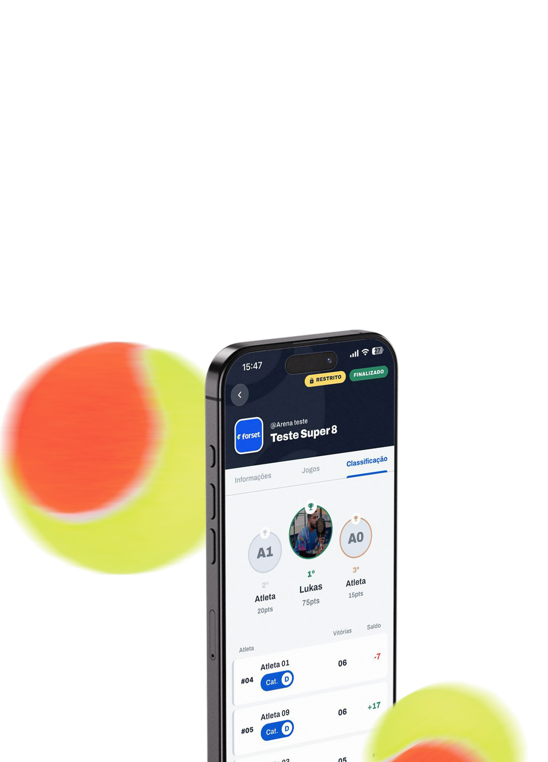 A experiência ao vivo na Arena Forset Mobile